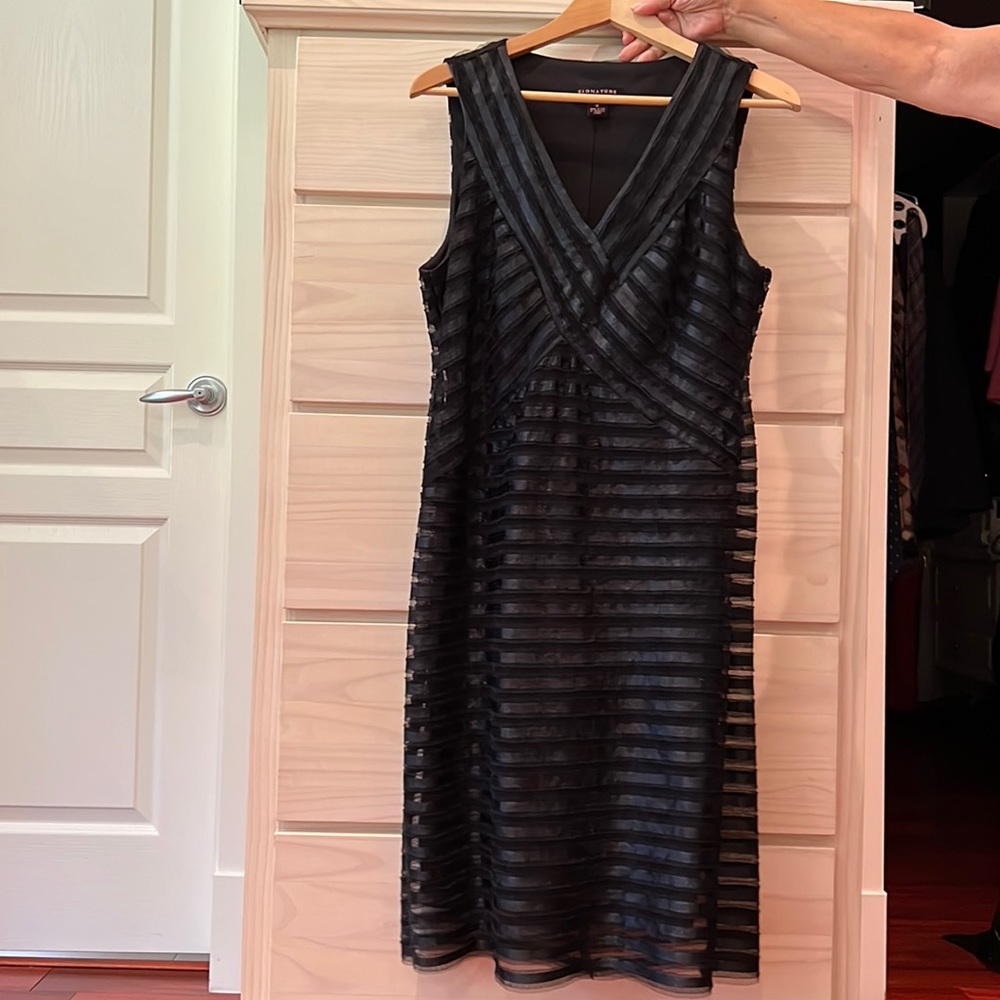 Midi black dress